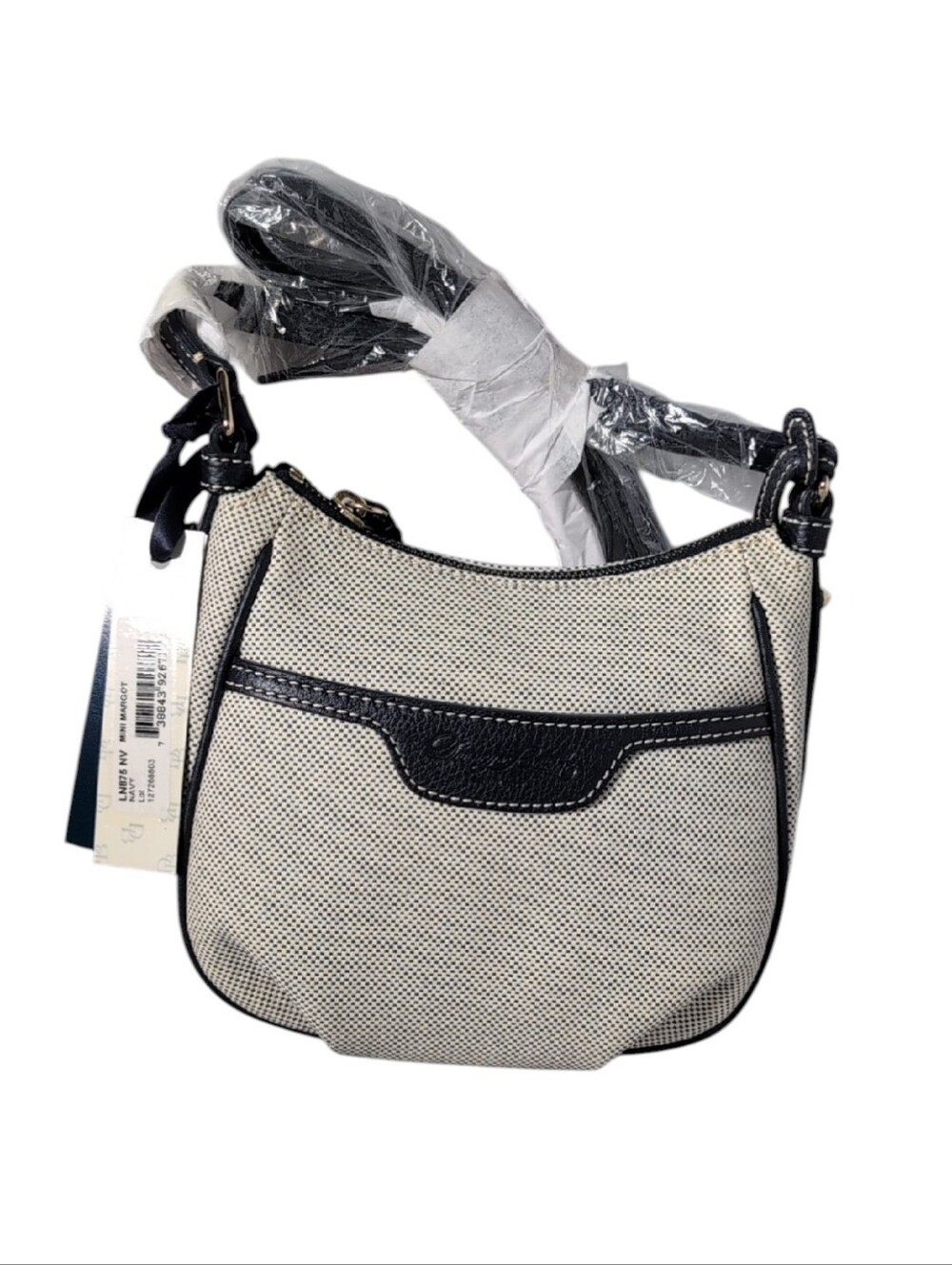 Dooney & Bourke Mini Margot Canvas Bag in Navy NWT